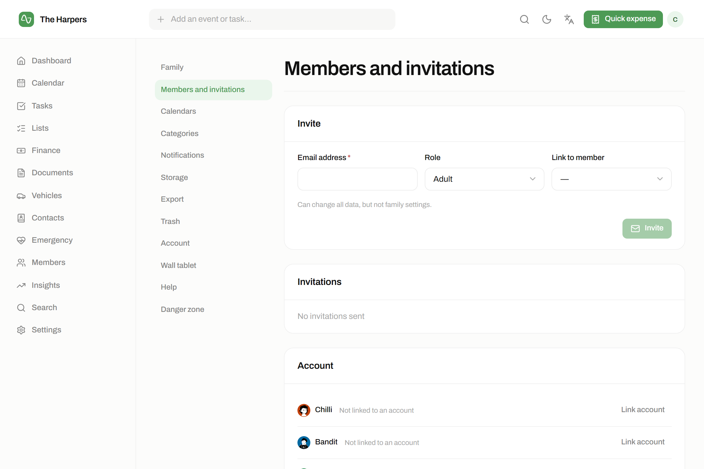 The health & emergency sheet module in isna — Privacy, specifically